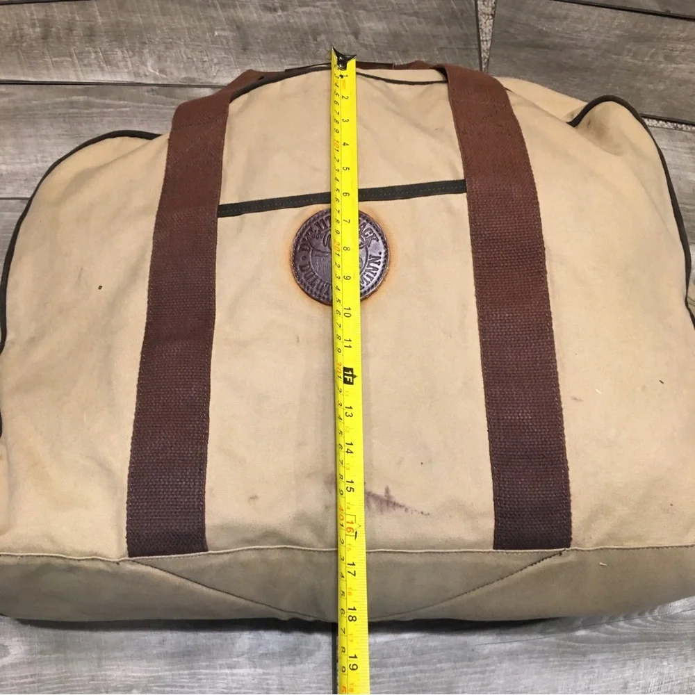 Duluth Pack Commuter Laptop Everyday Travel Briefcase Brown Leather Bag Business